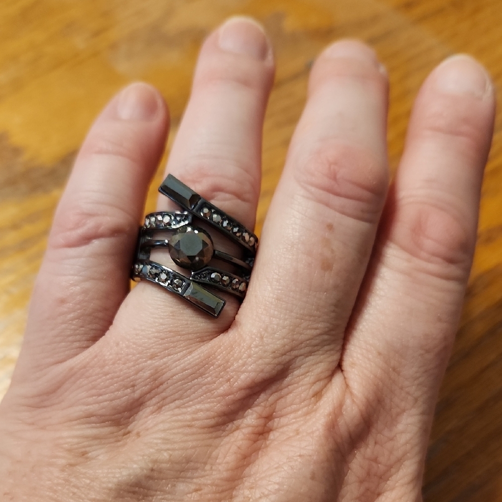 Paparazzi Black Wrap Women's Ring